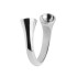 Melano Twisted ring curved stainless steel