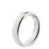 Melano Twisted ring resin white-stainless steel