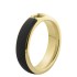 Melano Vivid ring gold - black