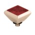 Melano Twisted zetting vierkant china red