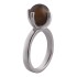 Melano Cateye zilveren ring kroonmodel 10 mm