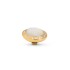 Melano Twisted zetting pearly CZ Mother of pearl