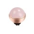 Melano Twisted zetting gem stone rose quartz 8 mm