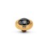 Melano Twisted zettingen Smooth Gemstone hematite