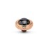 Melano Twisted zettingen Smooth Gemstone hematite