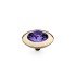 Qudo Interchangeable top Tondo 13 mm tanzanite