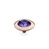 Qudo Interchangeable top Tondo 13 mm tanzanite