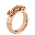 Melano Twisted ring Tess rose gold