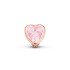 Twisted zetting heart milk pink