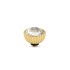 Melano Twisted zetting ridged crystal silver shade