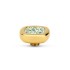 Melano Vivid zetting shiny square chrysolite