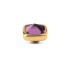 Melano Vivid zetting boxy CZ stone fuchsia