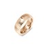 Melano Vivid ring striped rose gold
