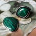 Sample Kosmic by Melano zetting gem eye mallachite